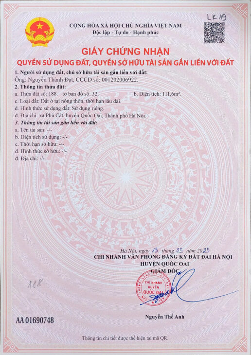 Đất nền Láng Hòa Lạc giá 3.0 tỷ diện tích 100m2 tiềm năng sinh lời cao – Nguyễn Hùng BĐS –