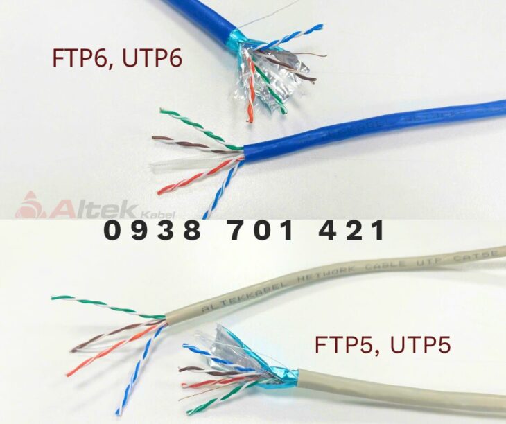 Cáp mạng FTP Cat5 4Pair 24AWG AL Foil