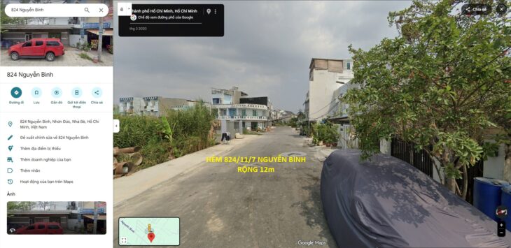 Bán đất 380m2 đường Nguyễn Bình, xã Nhơn Trạch, Nhà Bè, TP Hồ Chí Minh