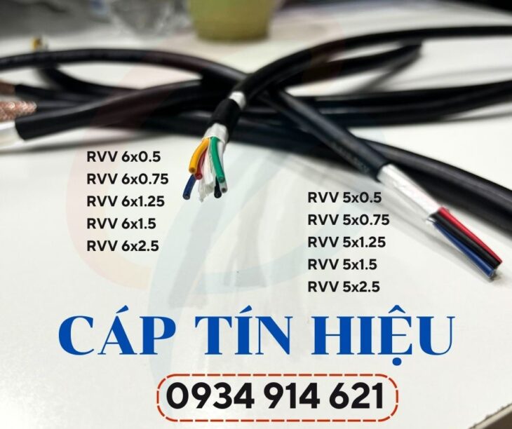 Cáp tín hiệu điều khiển 6×0.75SQMM Sangjin chính hãng tiêu chuẩn Hàn Quốc