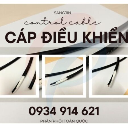Cáp điều khiển RVV 2×1.5 Sangjin – sẵn hàng tại Quận 6, HCM