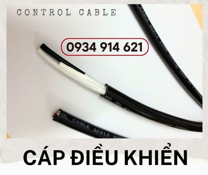 Cáp điều khiển RVV 2×1.5 Sangjin – sẵn hàng tại Quận 6, HCM