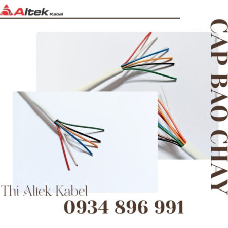 Cáp báo cháy 0.22mm² – 4, 6, 8 lõi (CU), giao nhanh toàn quốc