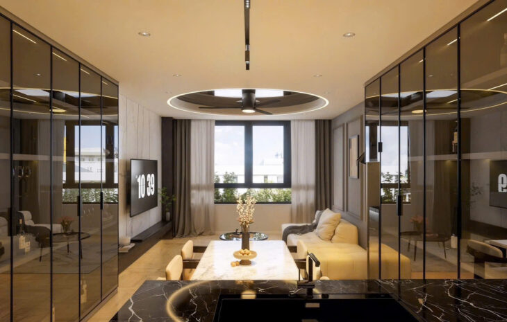 BÁN NHÀ PHỐ XUÂN THUỶ, CẦU GIẤY – 56M² x 7T THANG MÁY – GARA Ô TÔ – FULL NỘI THẤT