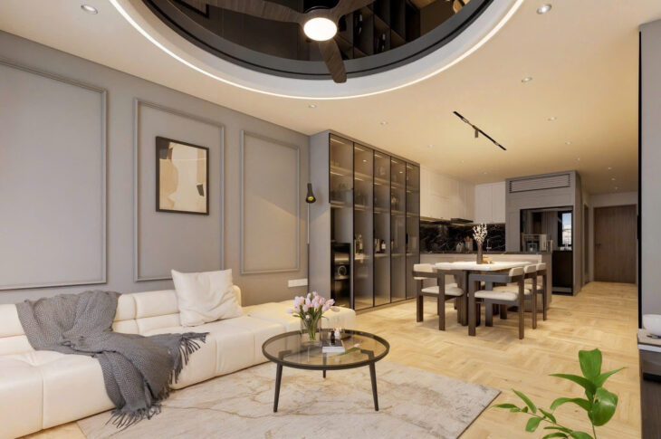 BÁN NHÀ PHỐ XUÂN THUỶ, CẦU GIẤY – 56M² x 7T THANG MÁY – GARA Ô TÔ – FULL NỘI THẤT