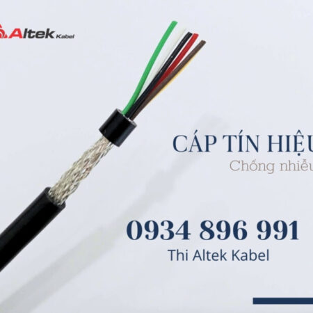 Cáp tín hiệu chống nhiễu 0.22mm² – 2, 4, 6, 8 lõi