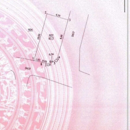 Duy nhất căn 5 tầng tân lập. đan phượng. hà nội. lô góc đường rộng .ô tô vào nhà Diện tích 43,3m