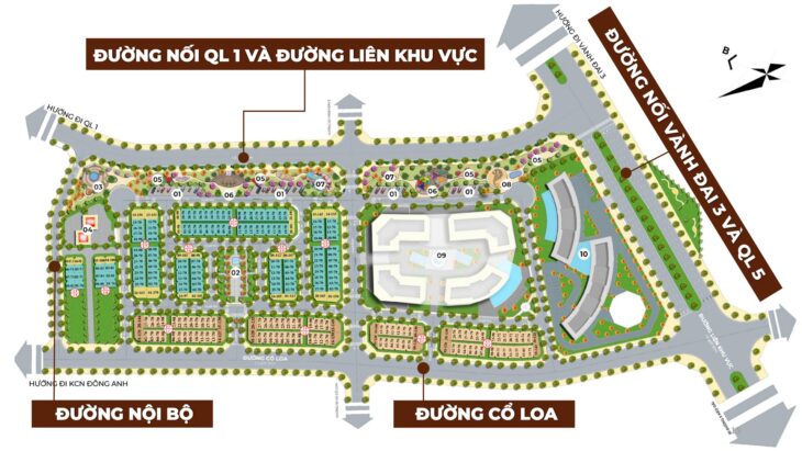 LIỀN KỀ DỰ ÁN CALYX 319 BỘ QUỐC PHÒNG – KHU VỰC SỐNG ĐẲNG CẤP