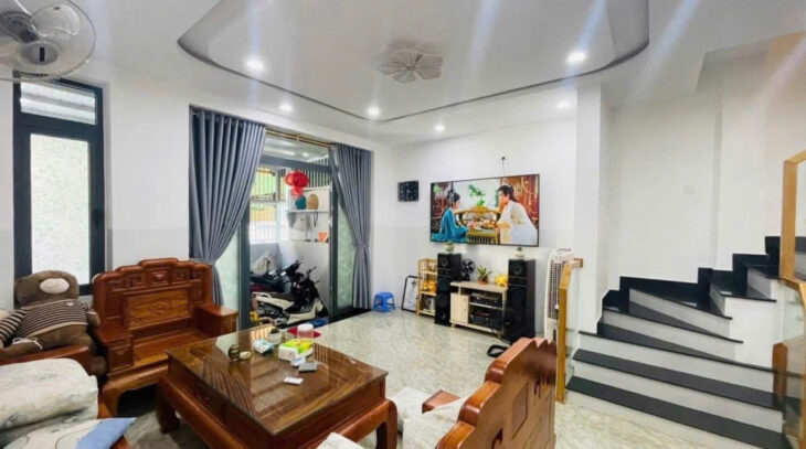 Bán Nhà 2 tầng mới hẻm Hương Lộ Ngọc Hiệp , Diện tích: 75m2 thực tế:85,3 m2 3 Phòng Ngủ ; 2WC ;