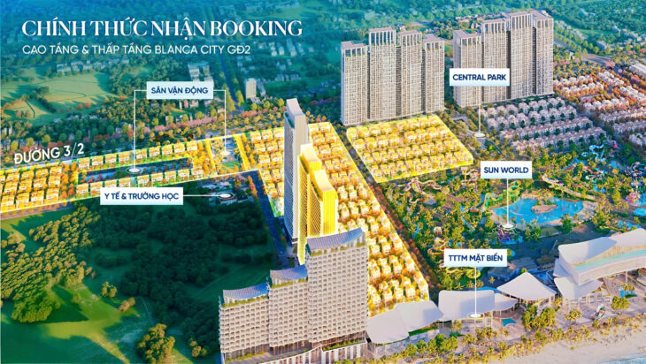 Blanca City mở bán 2 block cao tầng B6 – B7 theo mô hình condotel vận hành chuyên nghiệp: