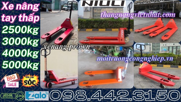 Xe nâng tay – giải pháp nâng hạ hiệu quả cho doanh nghiệp