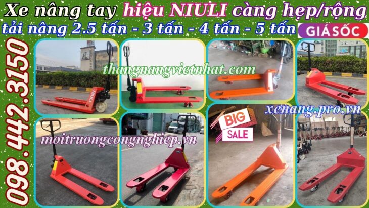 Xe nâng tay – giải pháp nâng hạ hiệu quả cho doanh nghiệp