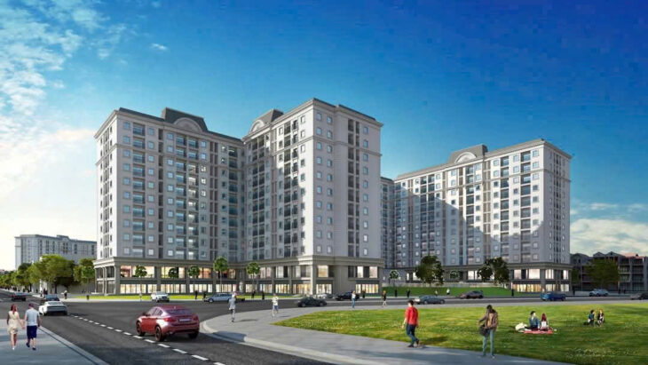 Căn ngoại giao tầng đẹp tại Hausman Premium Residences Đại Mỗ