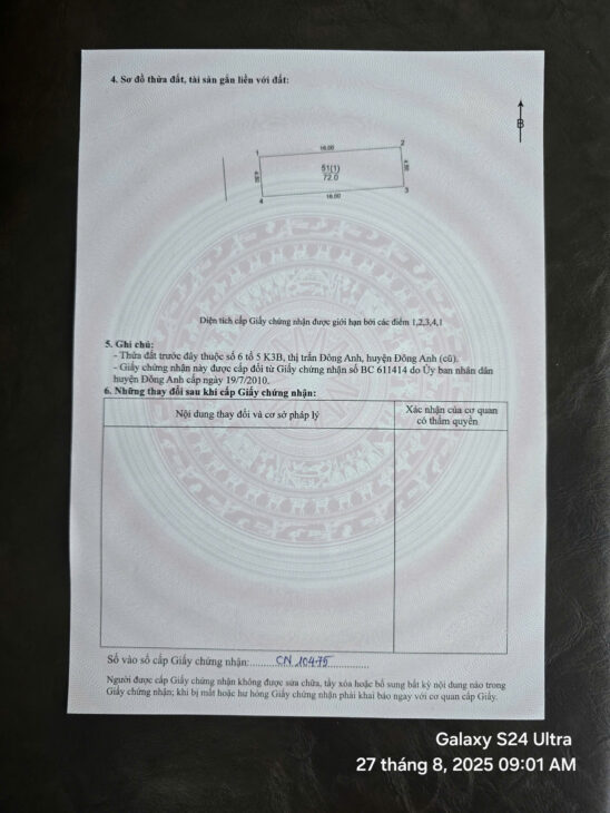 BÁN ĐẤT 72m2 TỔ 19 THỊ TRẤN ĐÔNG ANH – ĐƯỜNG Ô TÔ TRÁNH SIÊU NHIỀU TIỆN ÍCH