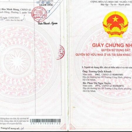 ĐẤT ĐẸP- GIÁ TỐT- Cần Bán Nhanh Lô Đất Mặt Tiền Đẹp Vị Trí Tại Quận 12, TP HCM