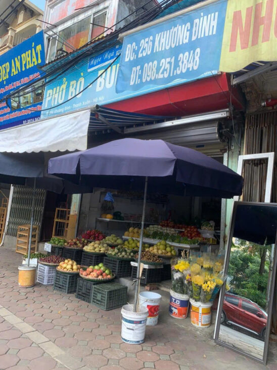 CHÍNH CHỦ CẦN SANG GẤP CỬA HÀNG HOA QUẢ TẠI PHỐ KHƯƠNG ĐÌNH – THANH XUÂN – HÀ NỘI