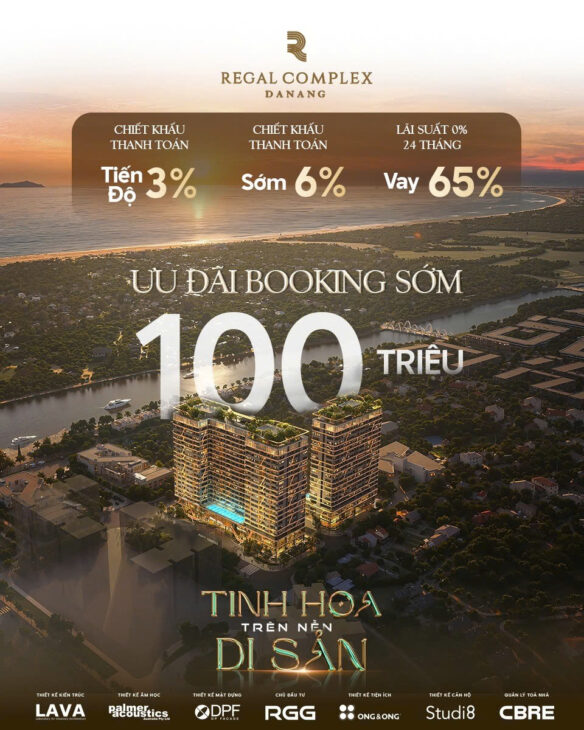 CAN HO 82 m² chuẩn 6 sao – từ 5,8 tỷ Tâm điểm kinh tế mới Đà Nẵng
