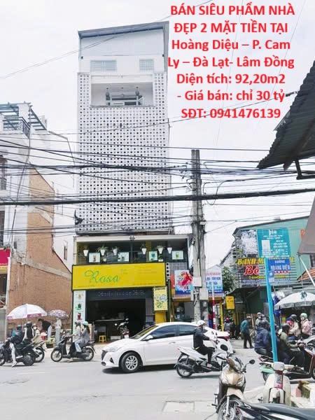 HOT HOT – CẦN BÁN SIÊU PHẨM NHÀ ĐẸP 2 MẶT TIỀN TẠI Hoàng Diệu – P. Cam Ly – Đà Lạt- Lâm Đồng