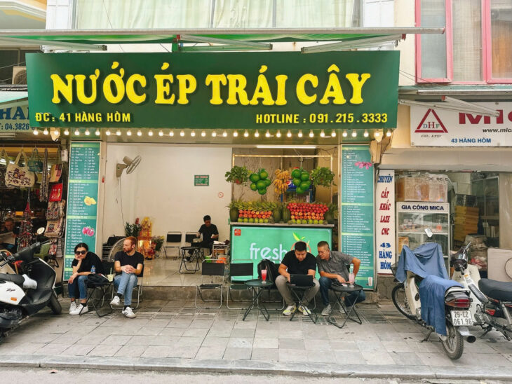 CHÍNH CHỦ CẦN SANG NHƯỢNG CỬA HÀNG NƯỚC ÉP TRÁI CÂY – P.HÀNG GAI, Q.HOÀN KIẾM, HÀ NỘI