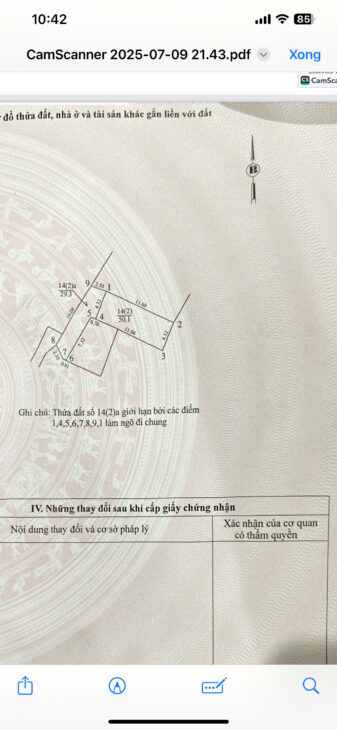 Chính chủ bán đất Xã Thuận An Hà Nội – 50.1m² , ô tô vào tận nơi, giá 2.42 tỷ