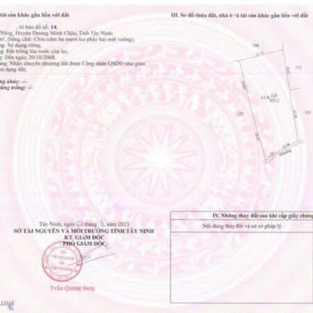 ĐẤT ĐẸP- GIÁ TỐT – TÂY NINH – CƠ HỘI Đầu Tư Hiếm Có