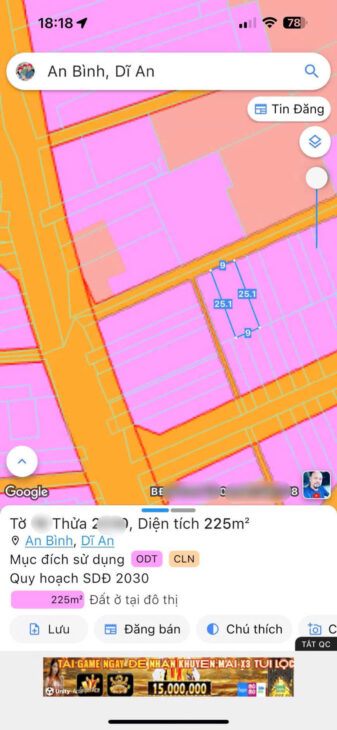 BĐS rộng đẹp, dòng tiền ~4% (300 triệu/năm) (20 p.Trọ + 2 Kiot) 225m2, 1 xẹt NTPhương, An Bình, 1p