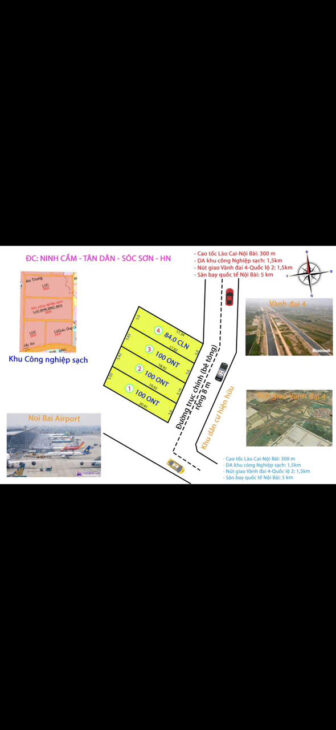 ĐƯỜNG RỘNG 8 M DT 100 M FUN THỔ CƯ GIÁ CHỈ CÓ NHỈNH 2 TỶ — DC TẠI NINH CẦM TÂN DÂN KIM ANH HN -LÔ