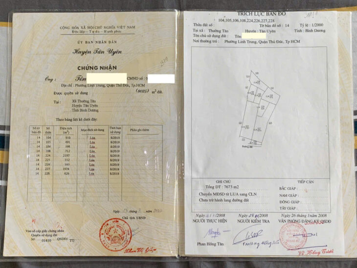 CHÍNH CHỦ Bán Nhanh Lô Đất Trồng Cây Lâu Năm Tại Thường Tân, Bắc Tân Uyên, Bình Dương