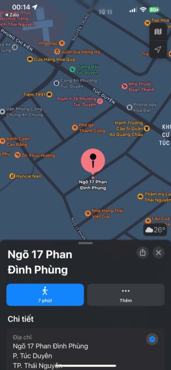 CHÍNH CHỦ CẦN BÁN LÔ 7B PHƯỜNG TÚC DUYÊN Ngay Cạnh UỶ BAN PHƯỜNG – TOÀ ÁN