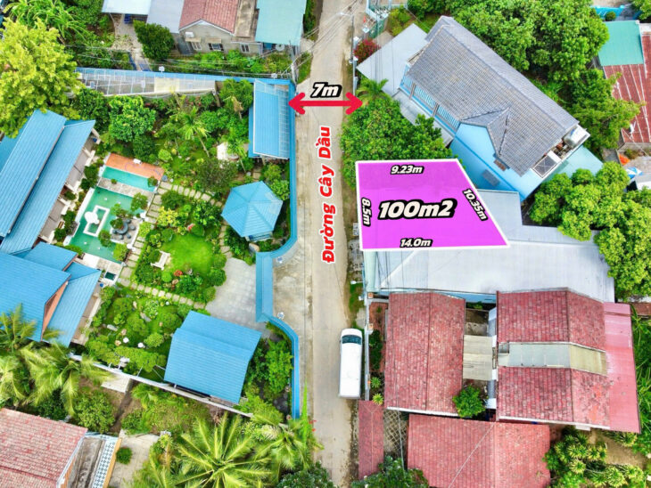 BÁN LÔ ĐẤT NGANG 8m5 TẶNG KÈM 3 PHÒNG TRỌ ĐƯỜNG CÂY DẦU RỘNG 7m, DIÊN KHÁNH.
