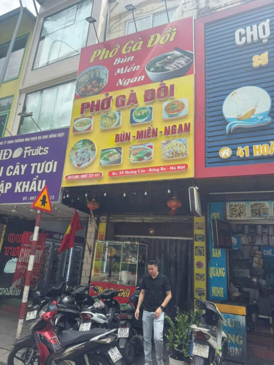 CHÍNH CHỦ CẦN SANG NHƯỢNG GẤP QUÁN ĂN PHỐ HOÀNG CẦU – ĐỐNG ĐA – LH: 0982584495