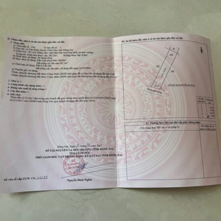 ĐẤT ĐẸP – GIÁ TỐT – Bán GẤP Lô Đất Tiềm Năng Tại Xã Tân Bình, Vĩnh Cửu, Đồng Nai ĐẤT ĐẸP – GIÁ TỐT – Bán GẤP Lô Đất Tiềm Năng Tại Xã Tân Bình, Vĩnh Cửu, Đồng Nai