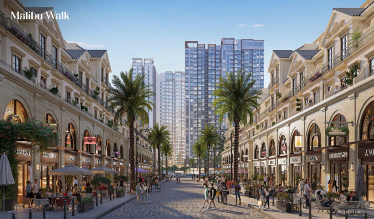 SIÊU PHẨM SHOPHOUSE PHỐ ĐI MALIBU TẠI VINHOMES OCEAN PARK 1 GIA LÂM – HÀ NỘI