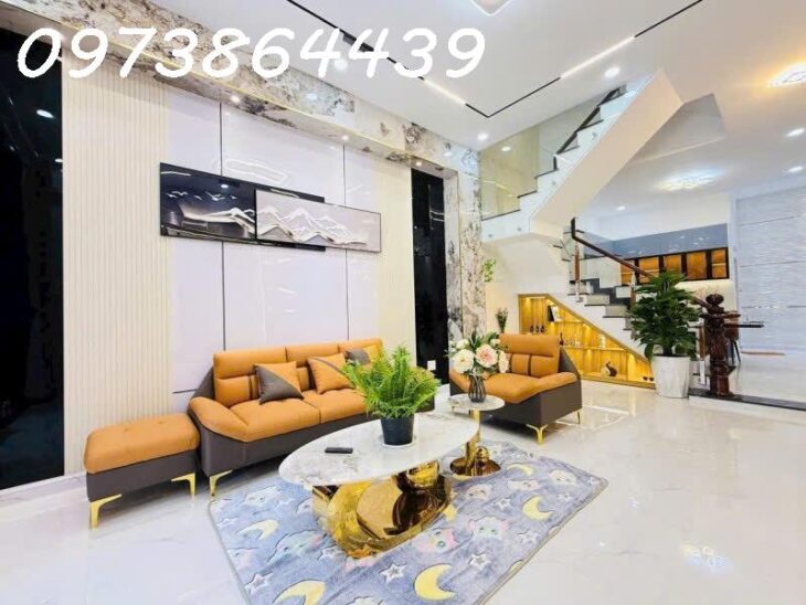 NHÀ 4 TẦNG ĐẸP FULL NỘI THẤT – ĐƯỜNG HUỲNH VĂN NGHỆ – GÒ VẤP – NGANG 4,2M NỞ HẬU – 60M2 – GIÁ NHỈNH