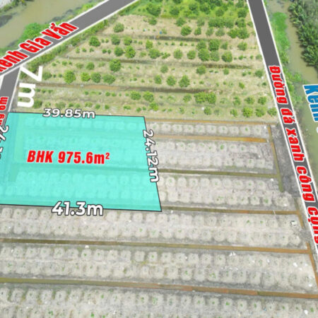 bán 1.000m2 Mặt Tiền Kênh Ba Ràng