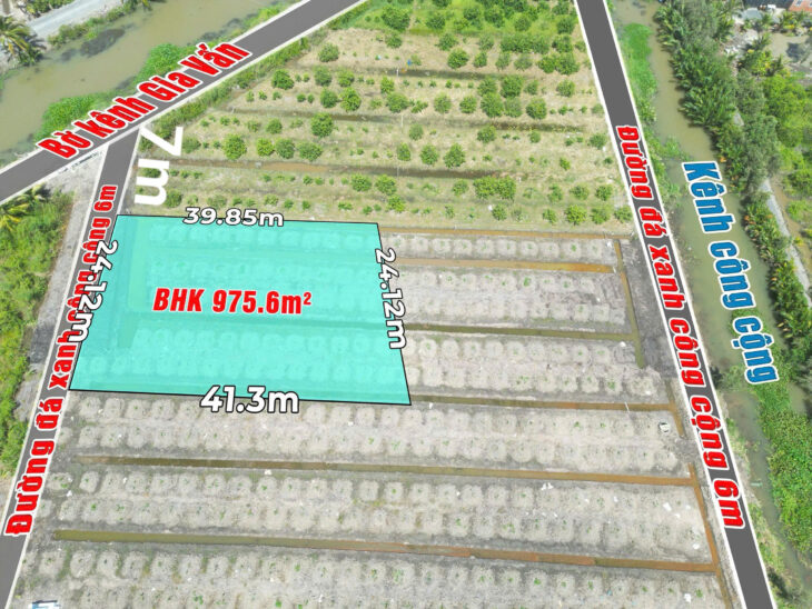 bán 1.000m2 Mặt Tiền Kênh Ba Ràng