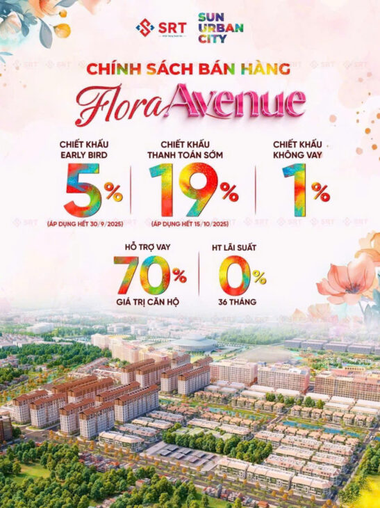 Phần 97: CHÍNH THỨC RA HÀNG FLORA AVENUE ✨ Điểm nổi bật: 🏙️ Vị trí trung tâm, kết nối hạ tầng đồng