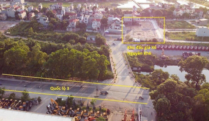 X6 NGUYÊN KHÊ – LÔ ĐẸP CẠNH QL3 & SÔNG ĐÀO – 80M² – NHỈNH 9 TỶ