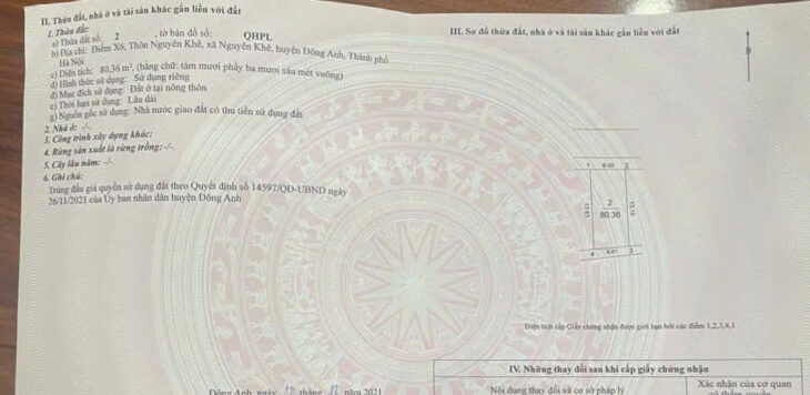 X6 NGUYÊN KHÊ – LÔ ĐẸP CẠNH QL3 & SÔNG ĐÀO – 80M² – NHỈNH 9 TỶ