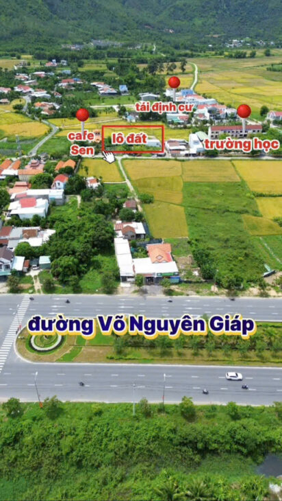 BÁN LÔ GÓC ĐẸP TẠI VÕ KIỆN, DIÊN AN CÁCH VÕ NGUYÊN GIÁP CHỈ 250m.