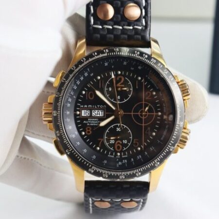 ĐH Nam : HAMILTON Khaki X Wind Chronograph Automatic 6 Kim 2 Lịch Size 44mm ĐH Nam : HAMILTON Khaki X Wind Chronograph Automatic 6 Kim 2 Lịch Size 44mm