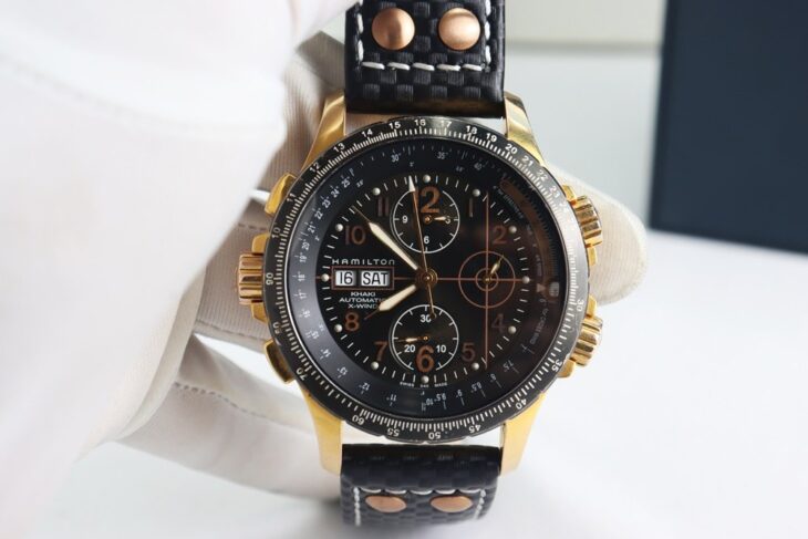 ĐH Nam : HAMILTON Khaki X Wind Chronograph Automatic 6 Kim 2 Lịch Size 44mm