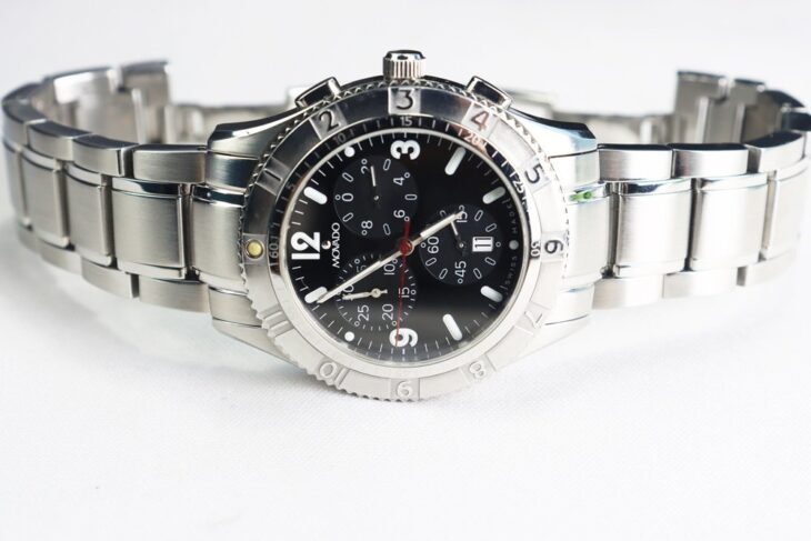 ĐH Nam : Movado 6 Kim Chronograph bấm giờ thể thao, Size 38mm Fullbox…