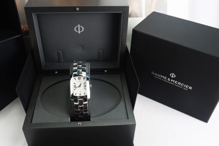 ĐH Nam Baume & Mercier Hampton Milleis Automatic, Bản Dây Thép Size 39mm Fullbox