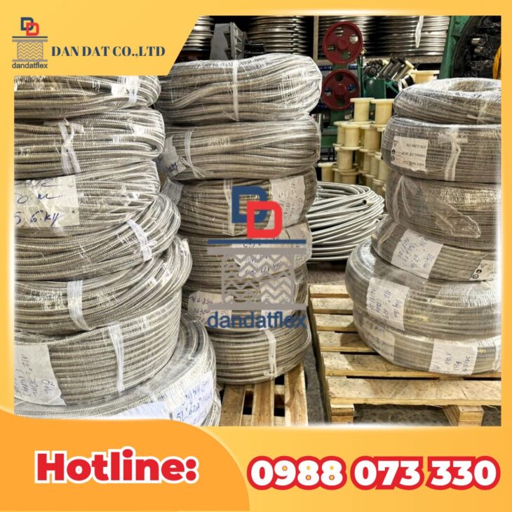 Sản xuất lưới đan inox, Đan lưới dây điện chống nhiễu sóng, Dây điện bọc inox, Đan lưới inox