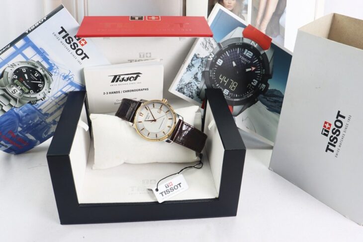 Tissot Titanium Powermatic 80 T087.407.56.037 .00, Demi Vàng Hồng, Size 40mm Fullbox.