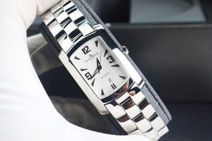 ĐH Nam Baume & Mercier Hampton Milleis Automatic, Bản Dây Thép Size 39mm Fullbox