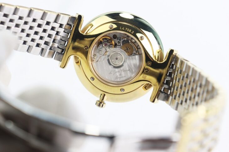 ĐH Nam Longines La Grande L4.708.2.11.7 Automatic Demi Vàng, Siêu Mỏng.