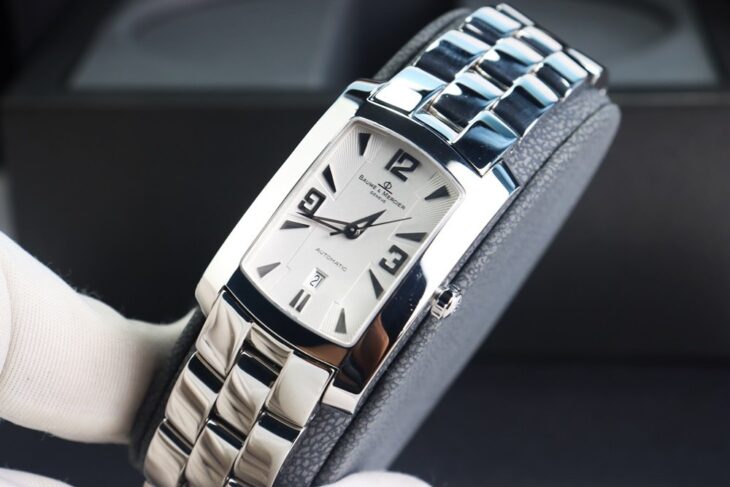 ĐH Nam Baume & Mercier Hampton Milleis Automatic, Bản Dây Thép Size 39mm Fullbox