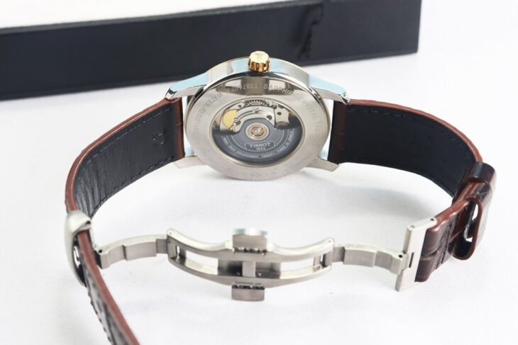 Tissot Titanium Powermatic 80 T087.407.56.037 .00, Demi Vàng Hồng, Size 40mm Fullbox.